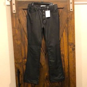 KanCan Faux Leather High Rise Pants
